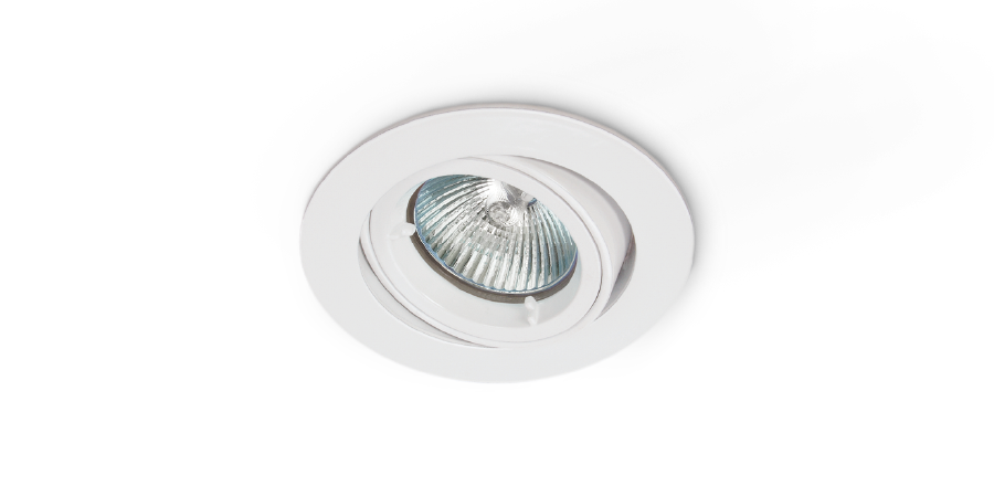 Light Parts Housing Tiltable Recessed Ceiling Downlight KT6001