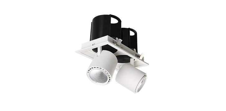 3 Phase LED Gimbal Track Light